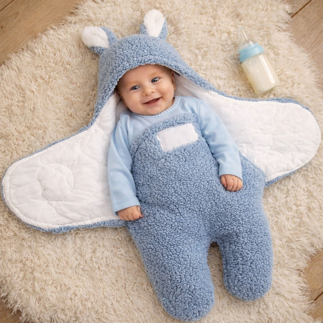 Custom Embroidered Bunny Baby Swaddle - Canvasgiftco