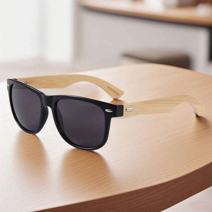 Custom Engraved Wooden Sunglasses - Canvasgiftco