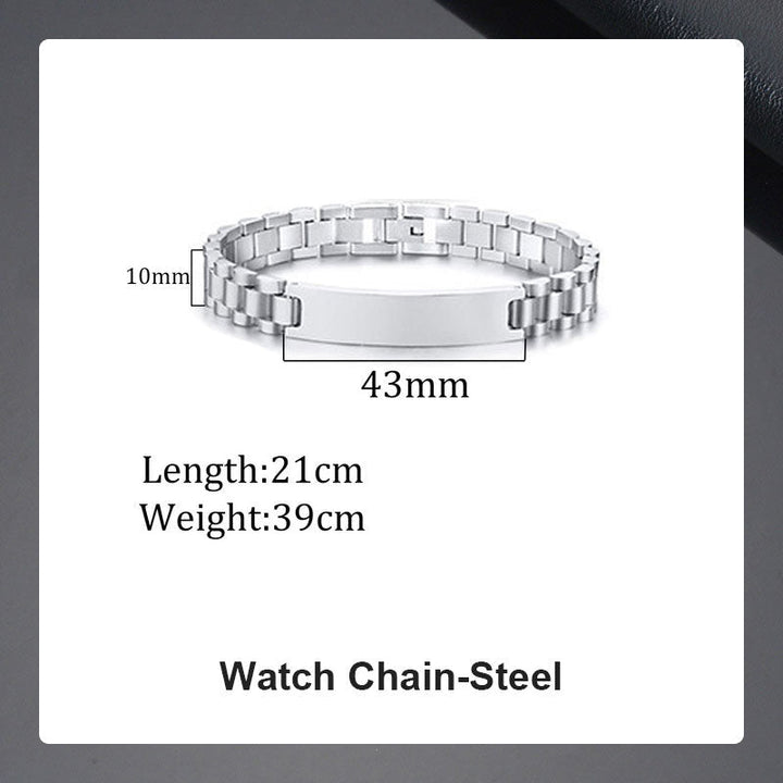 Custom Eyes Engravable Bracelet - Canvasgiftco