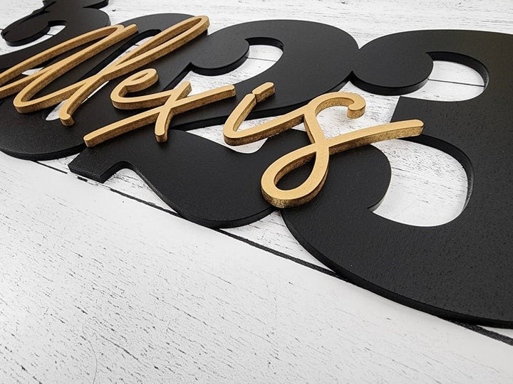 Custom Graduation Decor Name Sign - Canvasgiftco