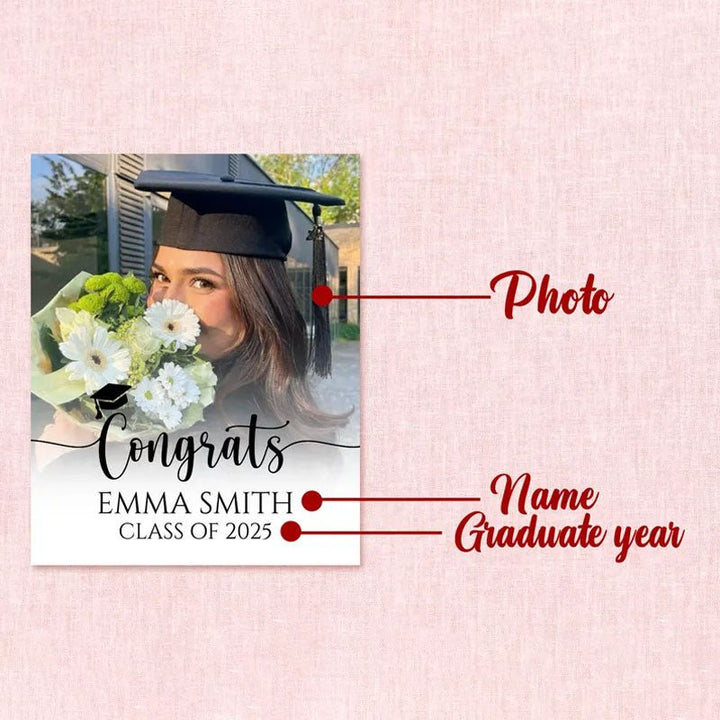 Custom Graduation Photo Magnet Gifts - Best Gifts for Graduates - Canvasgiftco
