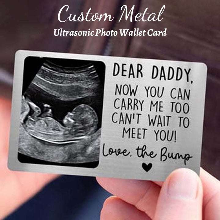 Custom Metal Ultrasonic Photo Wallet Card - Canvasgiftco