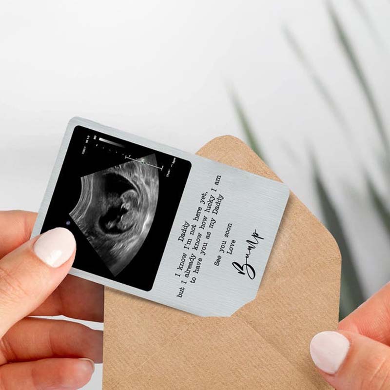 Custom Metal Ultrasonic Photo Wallet Card - Canvasgiftco