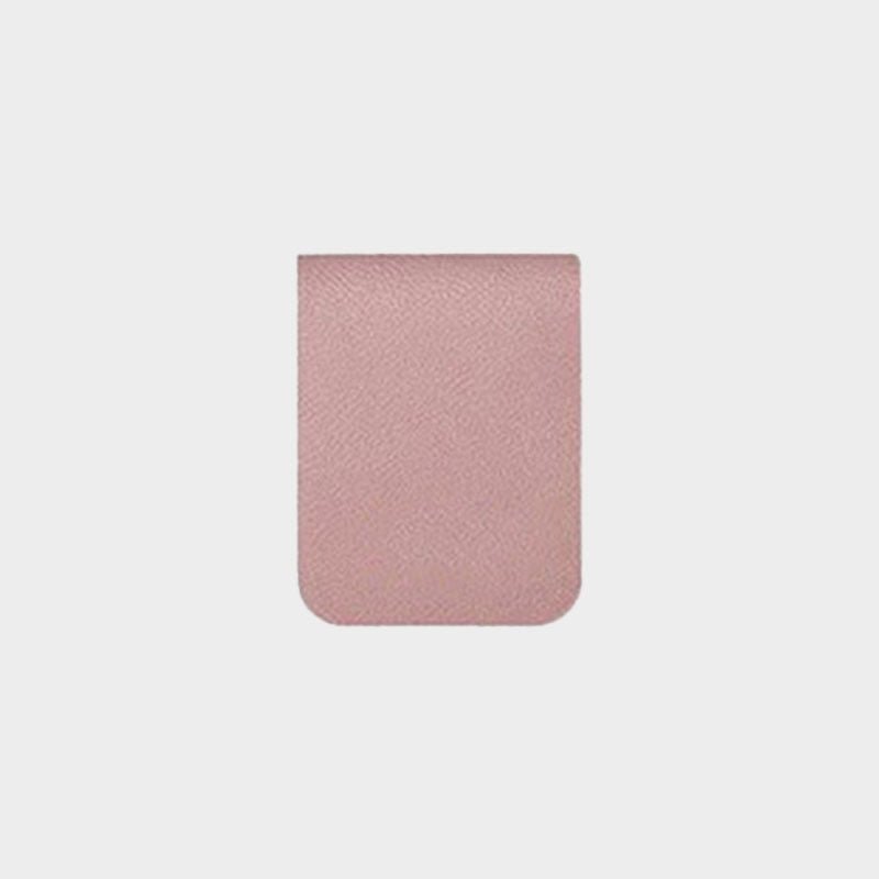 Custom Personalized Magnetic Leather Bookmark - With Name and Birthday Flowers - Canvasgiftco