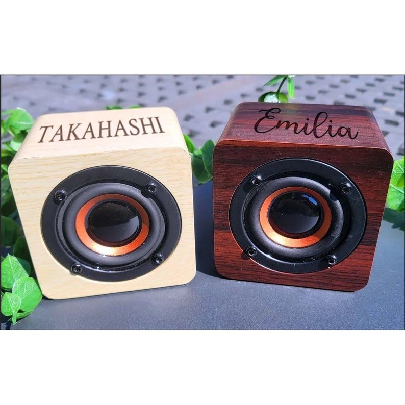 Custom Wood Grain Speaker - Canvasgiftco