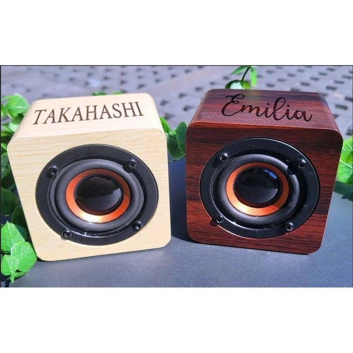 Custom Wood Grain Speaker - Canvasgiftco
