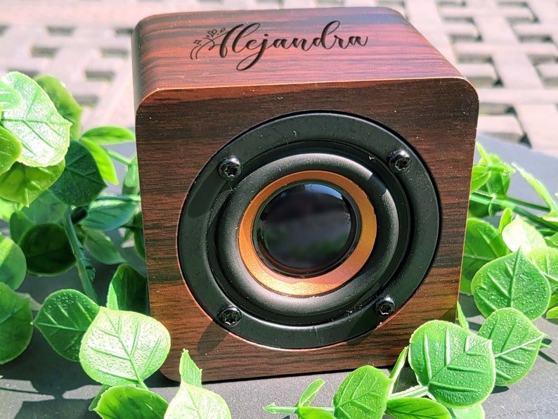 Custom Wood Grain Speaker - Canvasgiftco