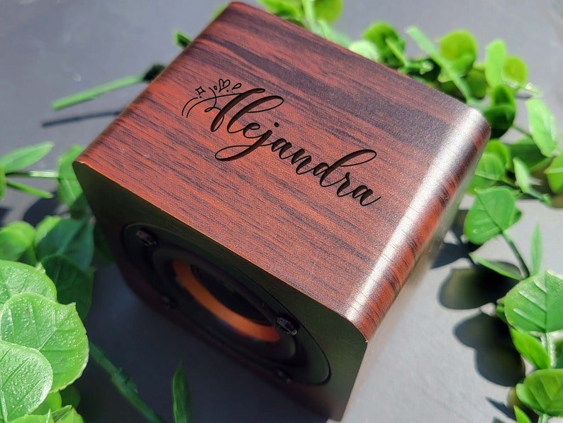 Custom Wood Grain Speaker - Canvasgiftco
