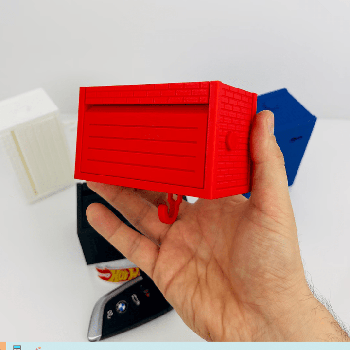 Customised Personalised Mini Garage Key Holder - Includes Car Model - Canvasgiftco