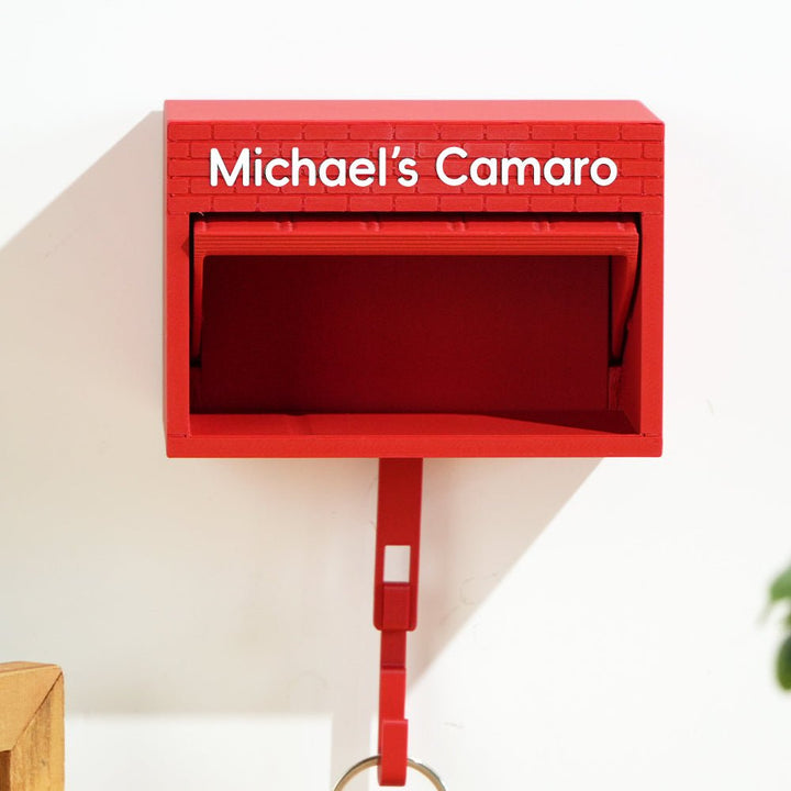 Customised Personalised Mini Garage Key Holder - Includes Car Model - Canvasgiftco