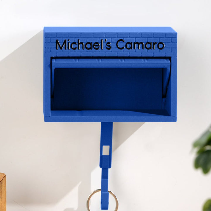 Customised Personalised Mini Garage Key Holder - Includes Car Model - Canvasgiftco