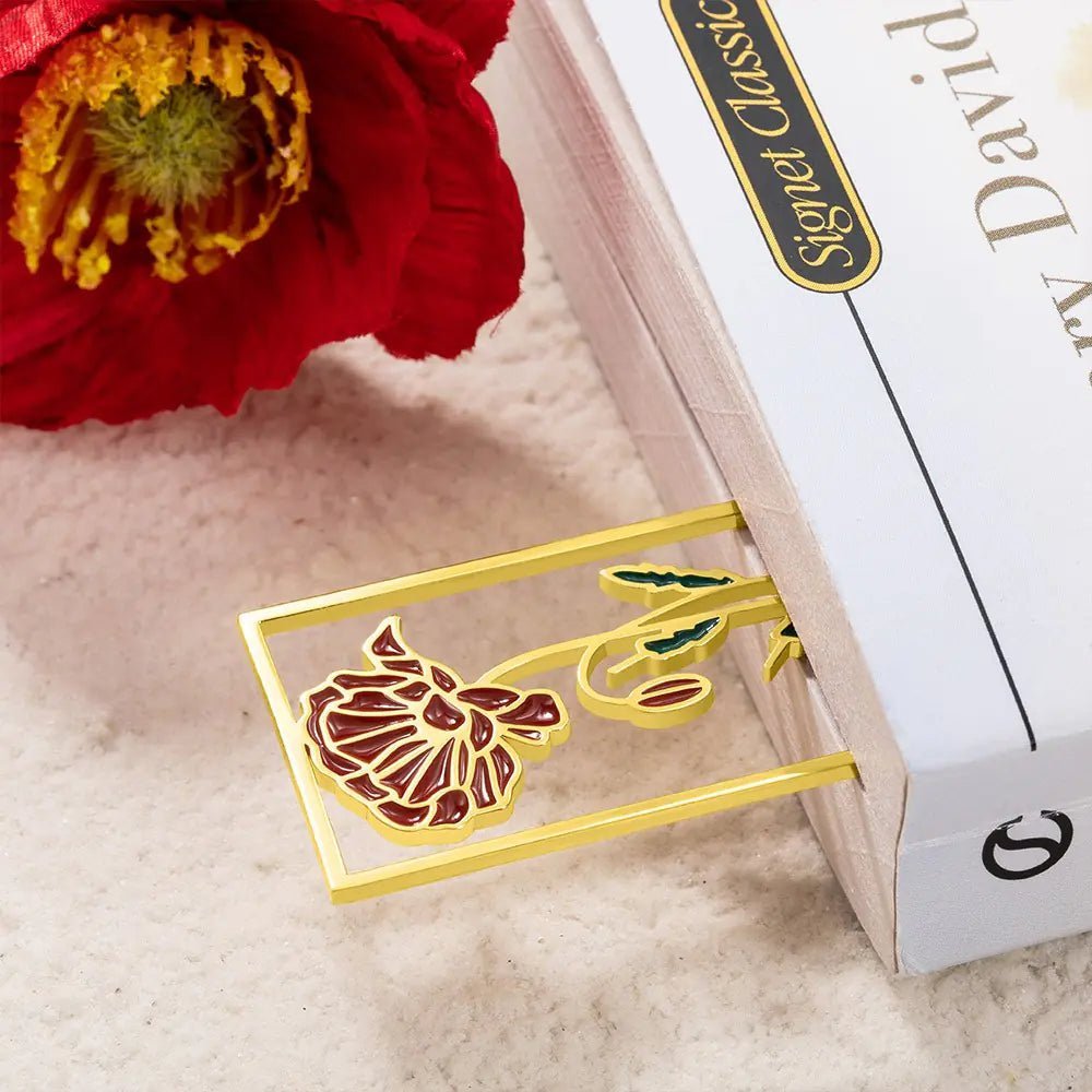 Customized Birthday Flower Name Bookmark - Canvasgiftco