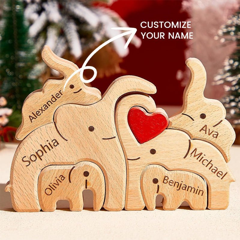 Customized Elephant Family - Canvasgiftco
