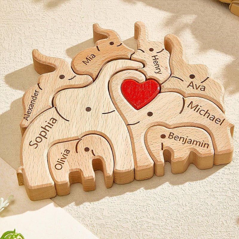 Customized Elephant Family - Canvasgiftco