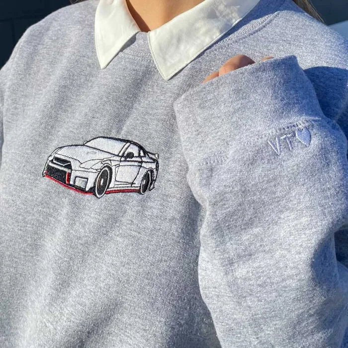 Customized Embroidered Car Craft Hoodies, Car Enthusiast Gifts - Canvasgiftco