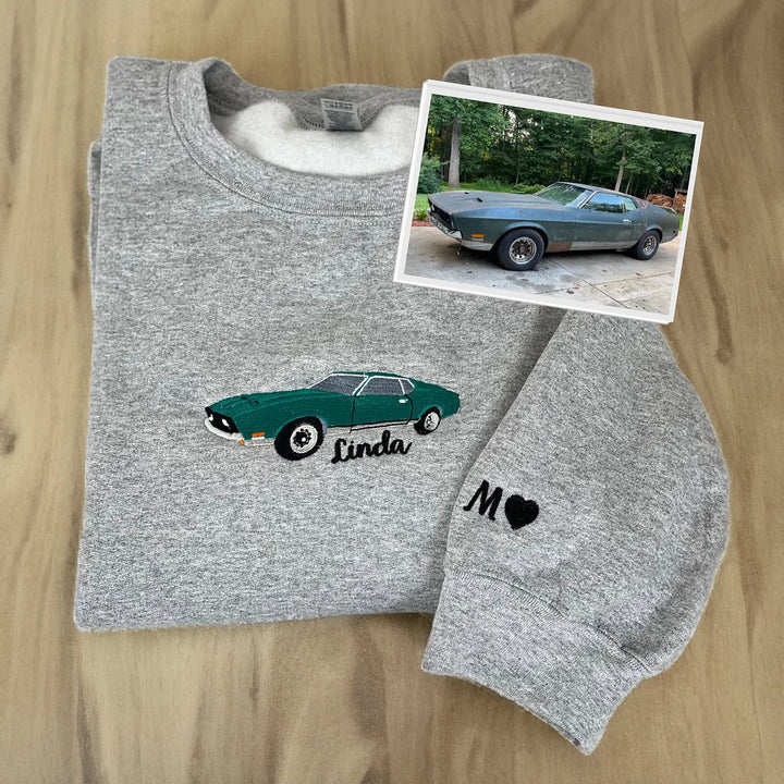 Customized Embroidered Car Craft Hoodies, Car Enthusiast Gifts - Canvasgiftco