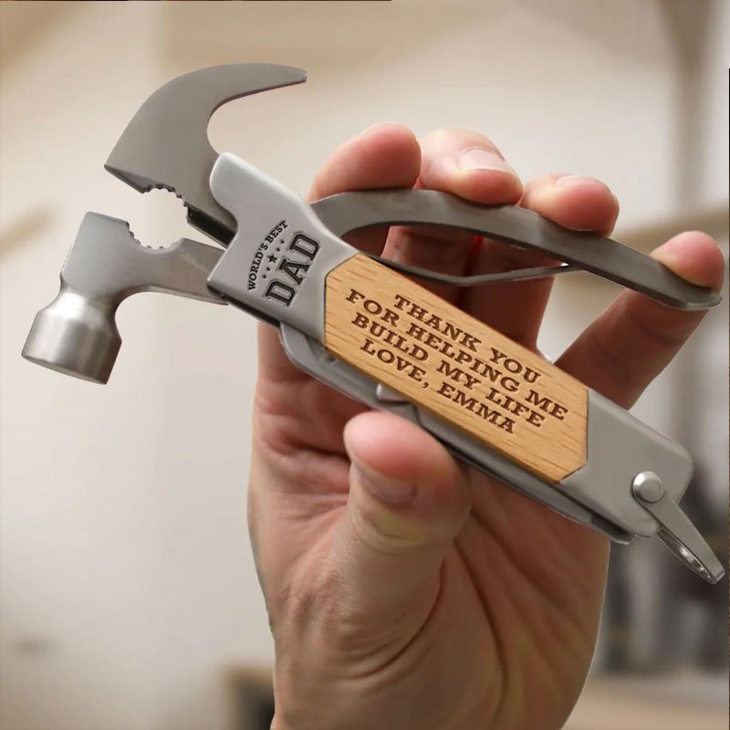Customized Family Personalized Multi-Function Hammer - Father's Day Gift for Dad and Grandpa - Canvasgiftco