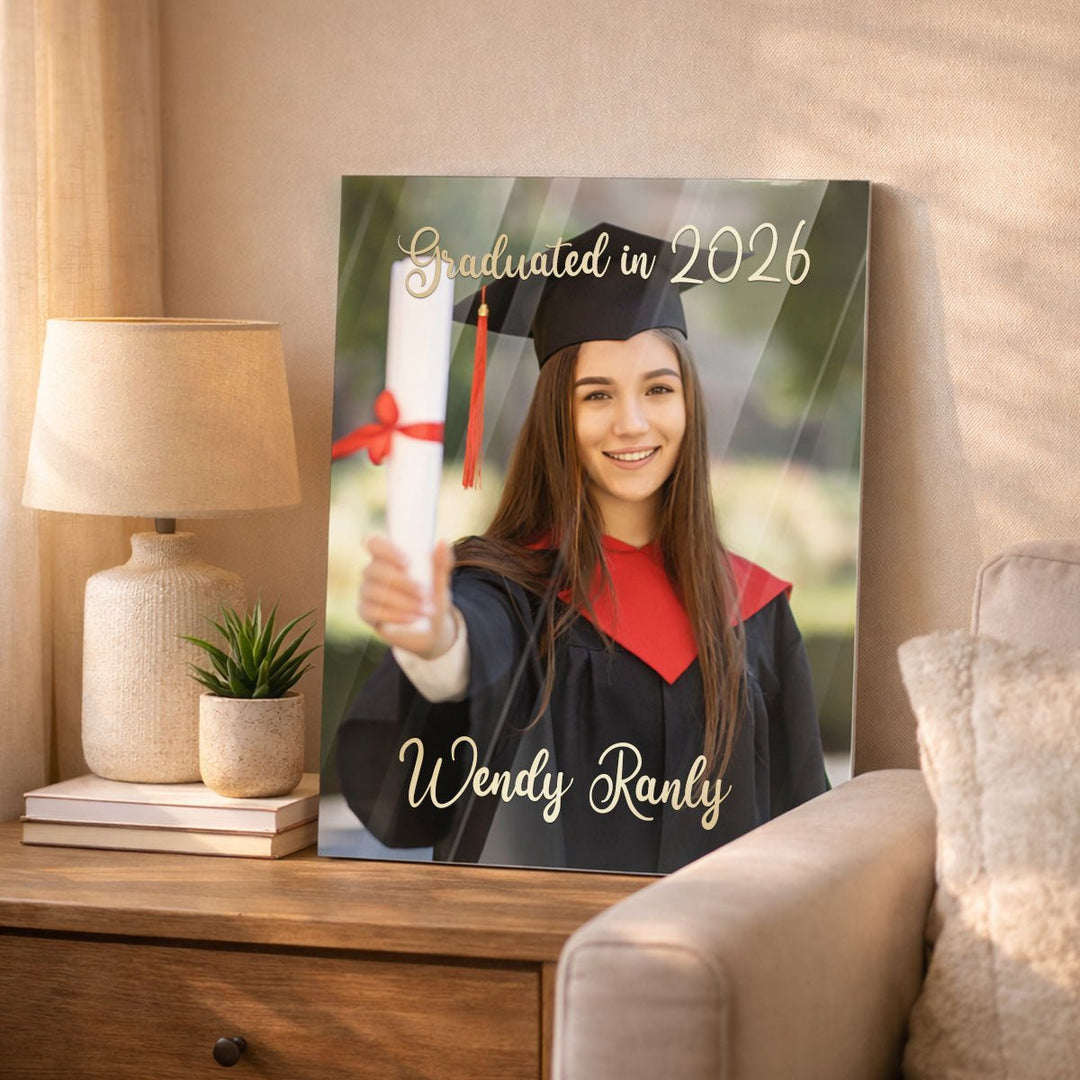Customized Graduation Photo Acrylic Plaque - Canvasgiftco