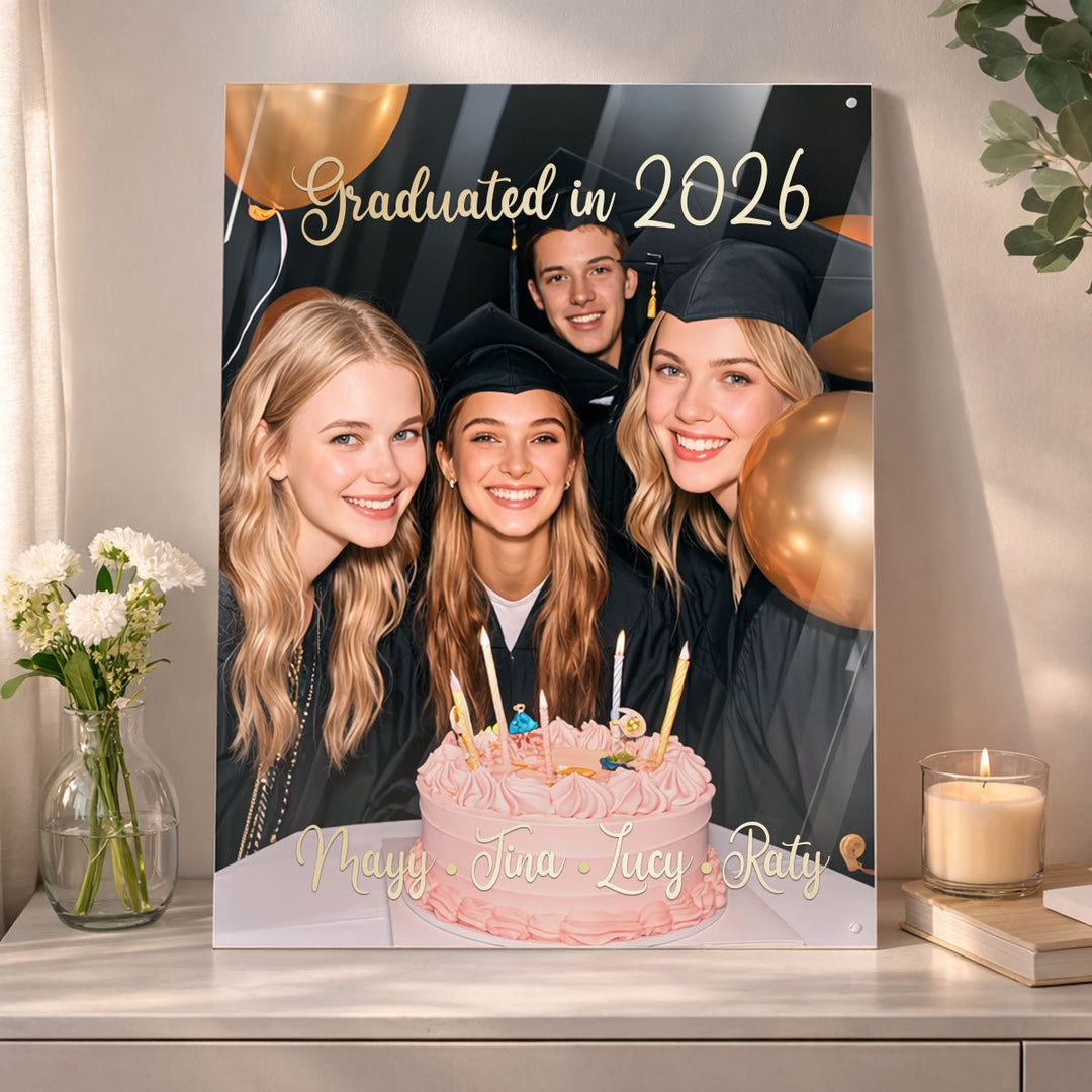 Customized Graduation Photo Acrylic Plaque - Canvasgiftco