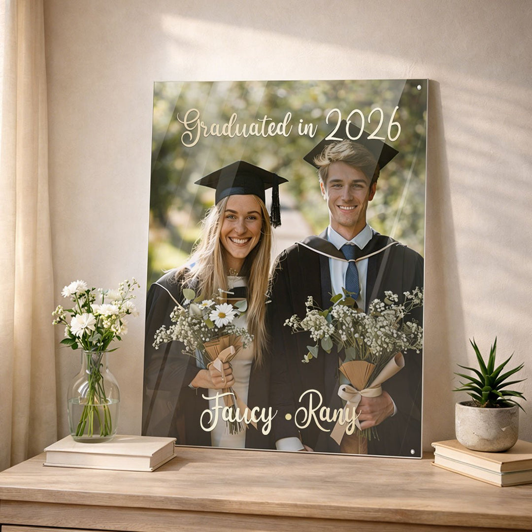 Customized Graduation Photo Acrylic Plaque - Canvasgiftco