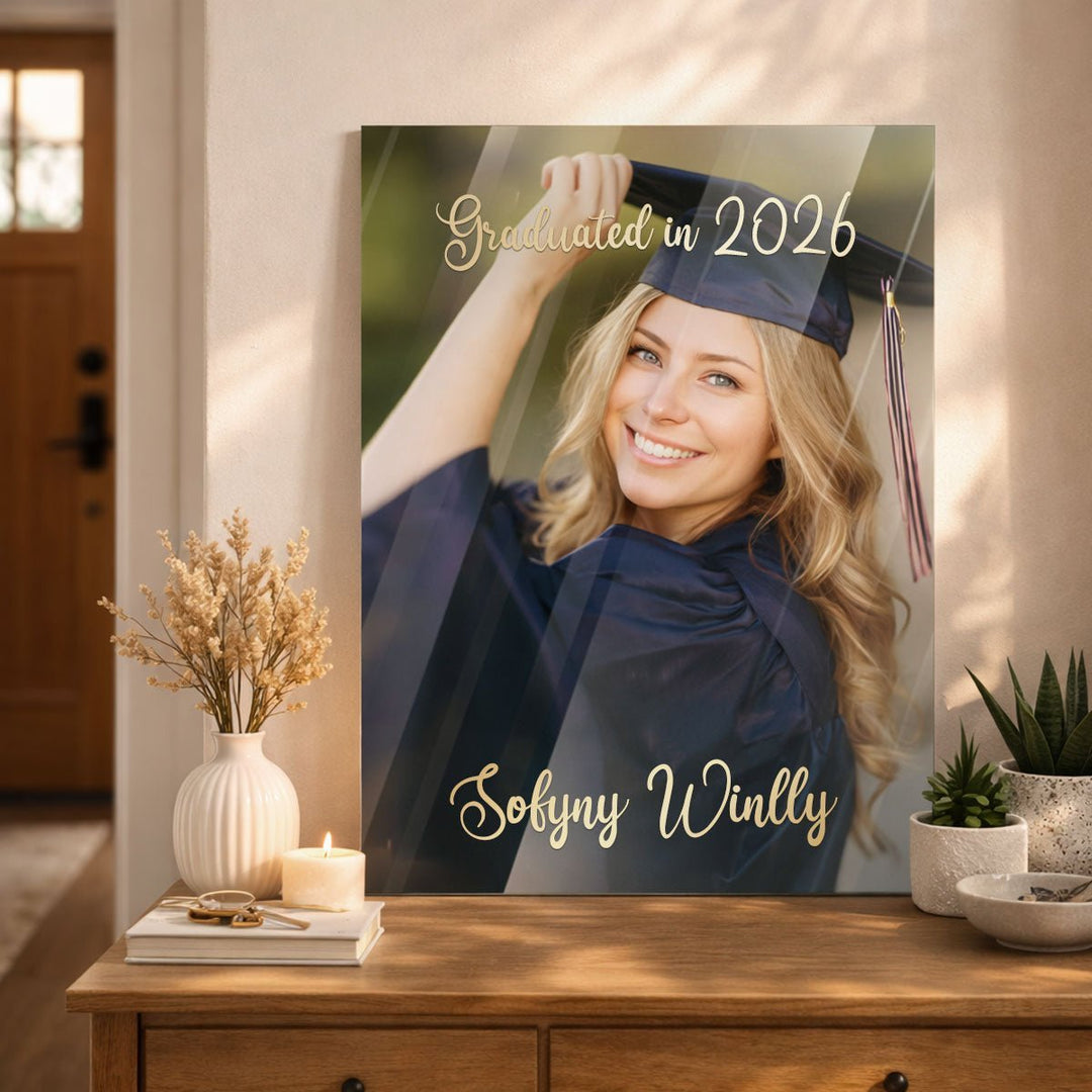 Customized Graduation Photo Acrylic Plaque - Canvasgiftco