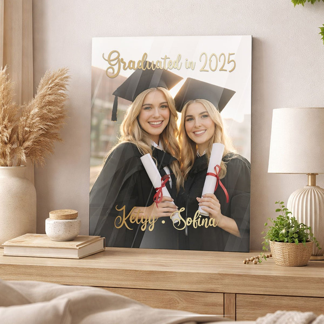 Customized Graduation Photo Acrylic Plaque - Canvasgiftco