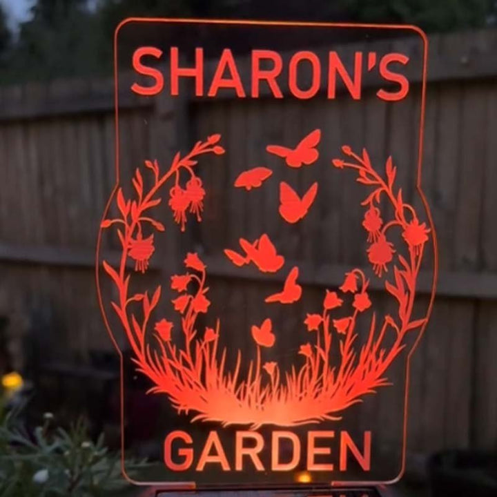 Customized Personalized Solar Garden LED Lights - Canvasgiftco