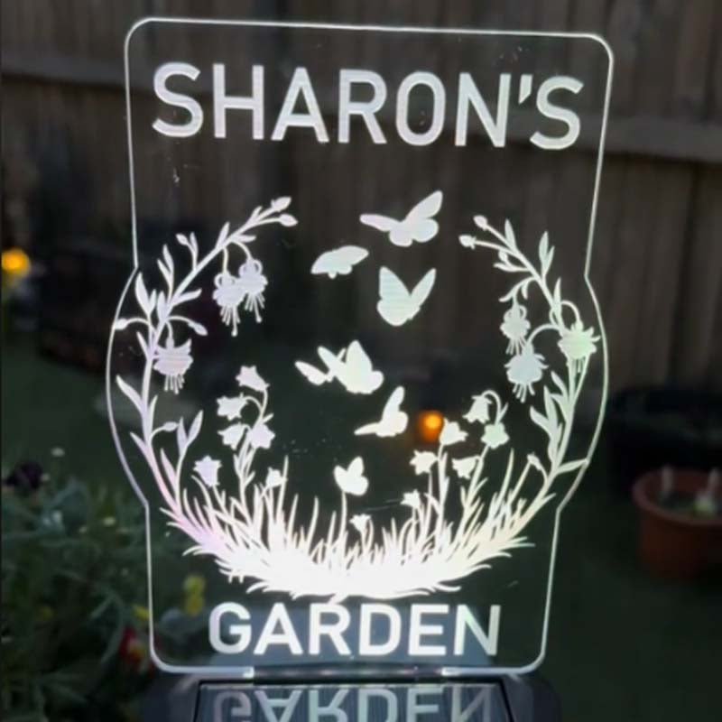 Customized Personalized Solar Garden LED Lights - Canvasgiftco