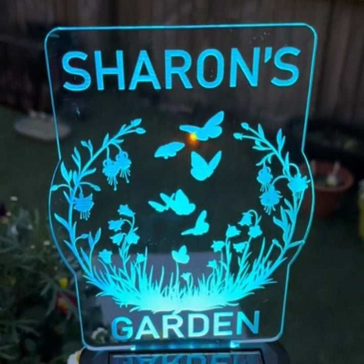 Customized Personalized Solar Garden LED Lights - Canvasgiftco