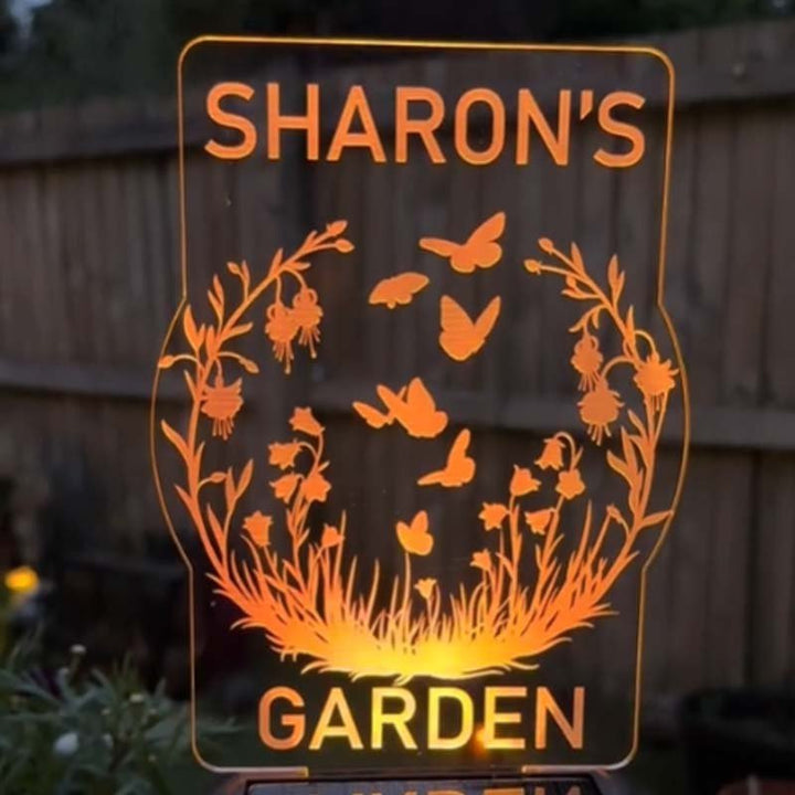 Customized Personalized Solar Garden LED Lights - Canvasgiftco