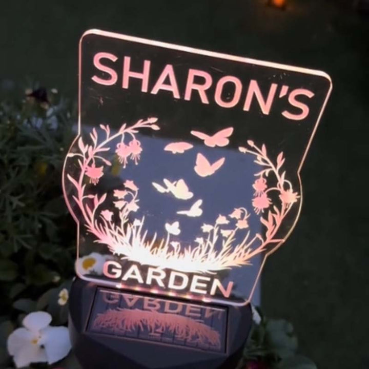 Customized Personalized Solar Garden LED Lights - Canvasgiftco