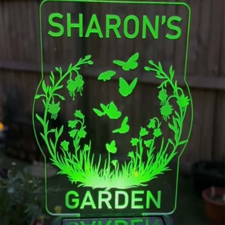 Customized Personalized Solar Garden LED Lights - Canvasgiftco