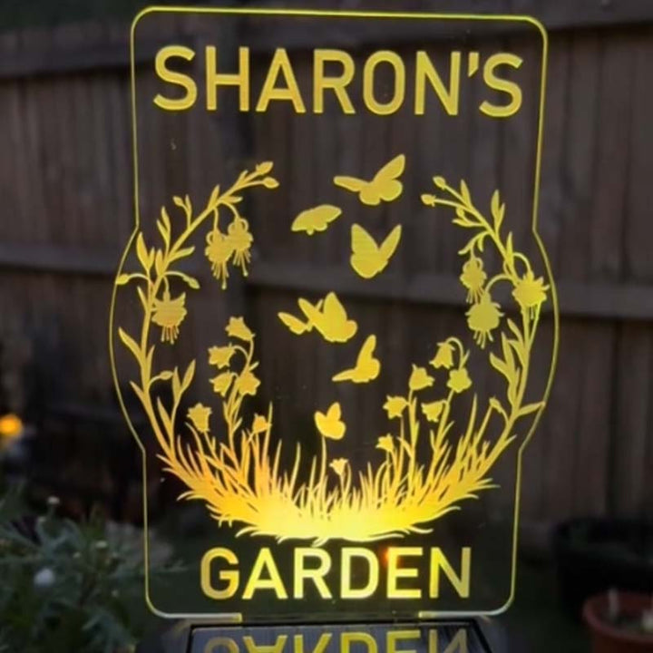 Customized Personalized Solar Garden LED Lights - Canvasgiftco
