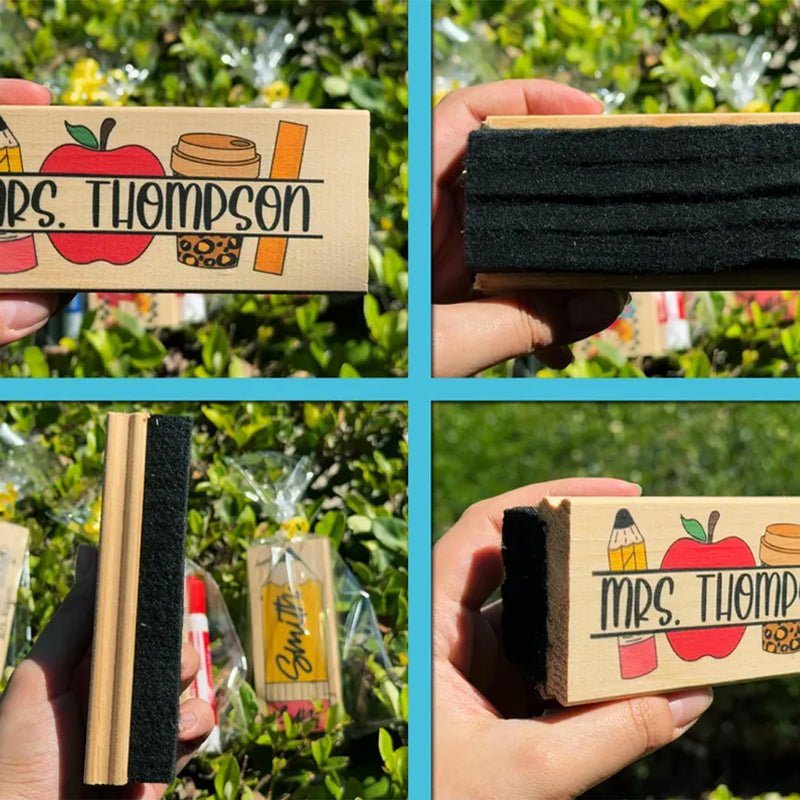 Customized Personalized Teacher Whiteboard Eraser - Canvasgiftco