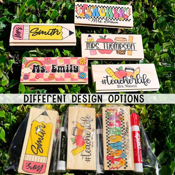 Customized Personalized Teacher Whiteboard Eraser - Canvasgiftco