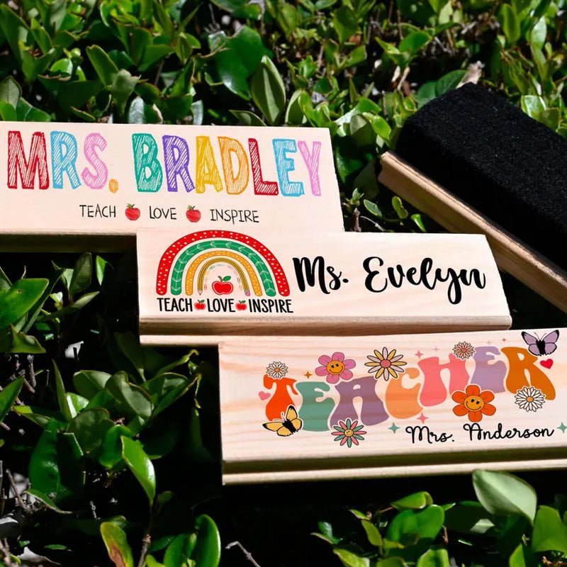 Customized Personalized Teacher Whiteboard Eraser - Canvasgiftco