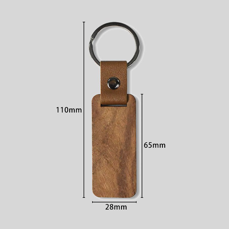 Customized Personalized Wooden Keychain - Canvasgiftco