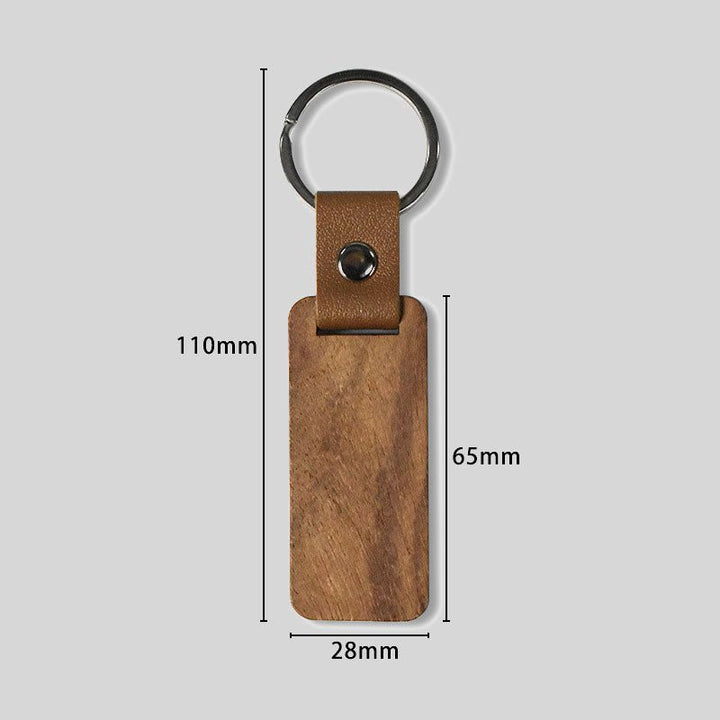 Customized Personalized Wooden Keychain - Canvasgiftco