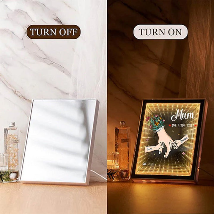 Customized Starlight Mirror Light Box - For Mom - Canvasgiftco