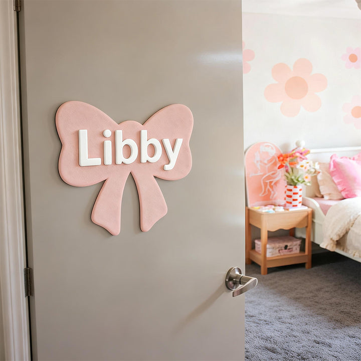 Personalized Kid's Bedroom Decoration Door Sign