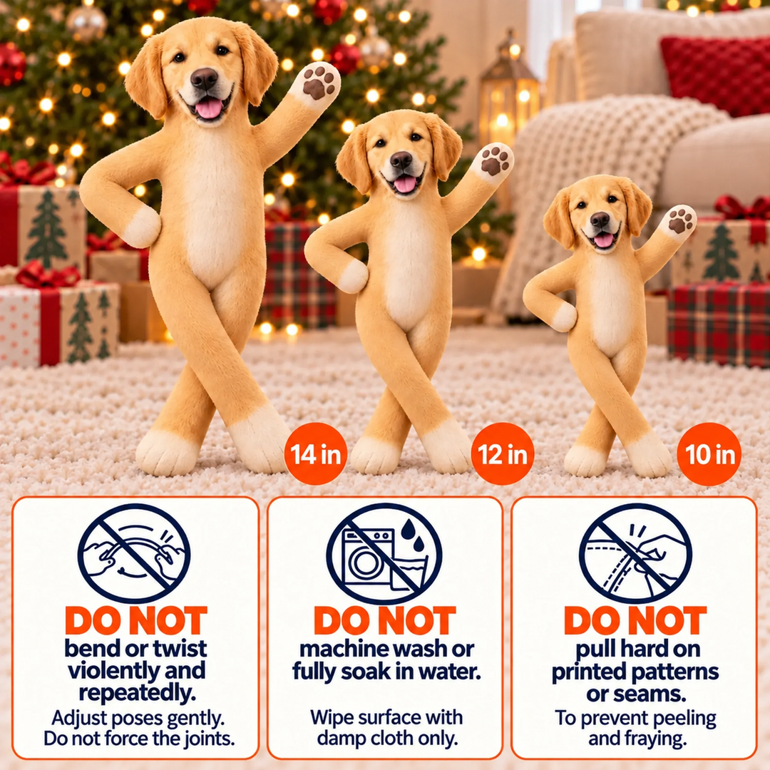 Custom Photo Funny Pet Christmas Gifts For Pet Lovers - Personalized Poseable Plush Doll