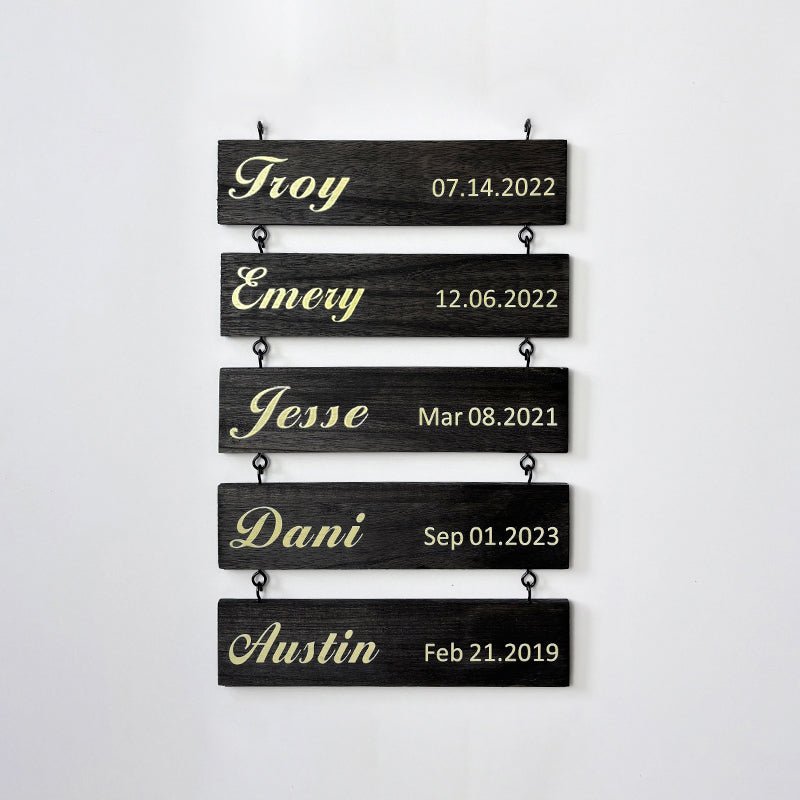 Extra Name Tag for Your Sign (Add - On for Existing Sign) | 2024 Version Printed Design - Canvasgiftco
