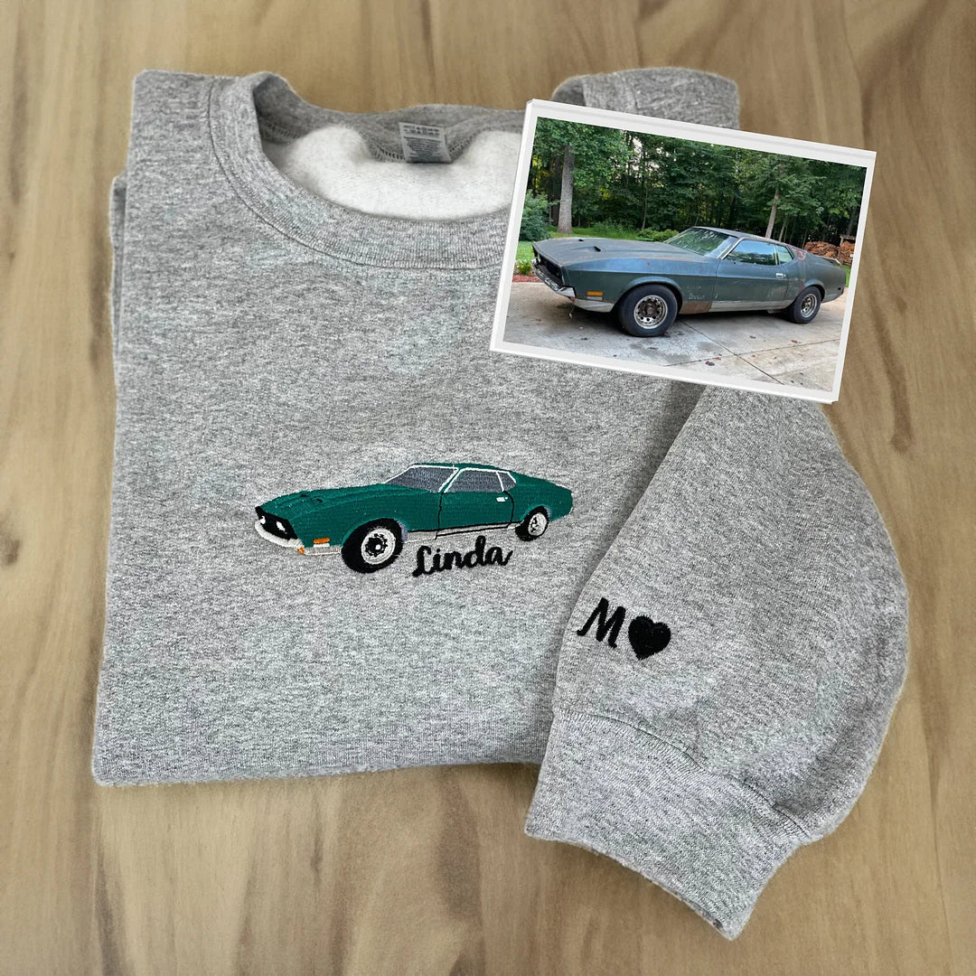 Customized Embroidered Car Craft Hoodies, Car Enthusiast Gifts