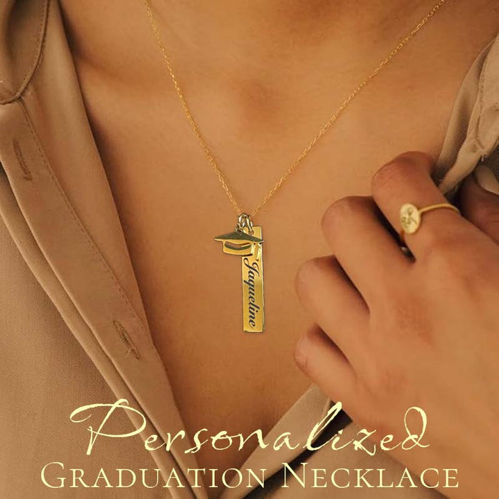 🎓💎 Graduation Ceremony - Future Set Sail - Personalized Custom Graduation Necklace 💎🎓 - Canvasgiftco