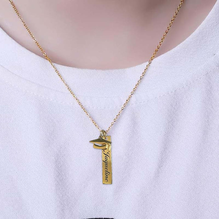 🎓💎 Graduation Ceremony - Future Set Sail - Personalized Custom Graduation Necklace 💎🎓 - Canvasgiftco