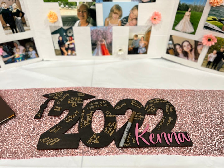 Custom Graduation Guestbook Sign Graduation Party Decorations