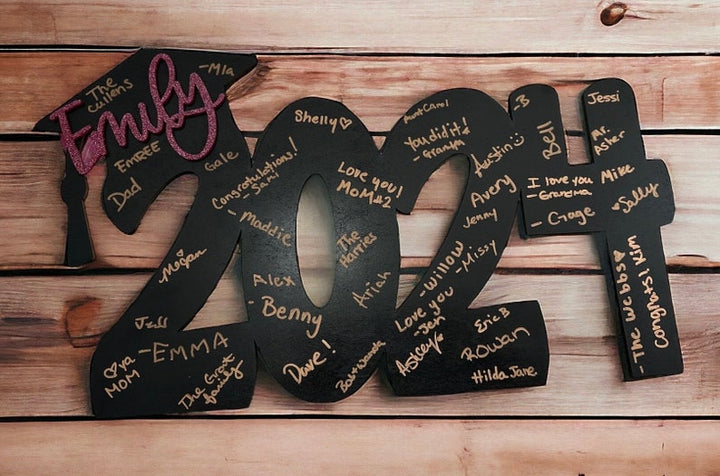 Custom Graduation Guestbook Sign Graduation Party Decorations