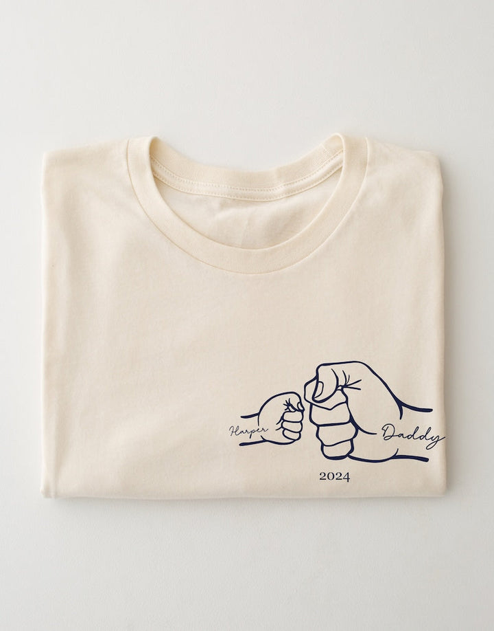 Personalised T-shirt - Father's Day Gift - 1st Fathers day