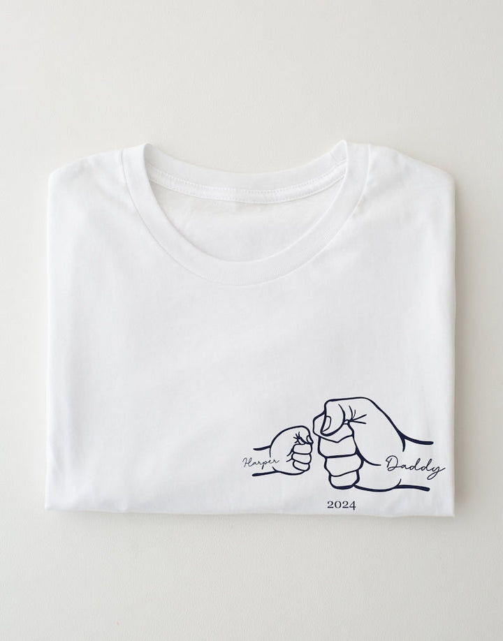 Personalised T-shirt - Father's Day Gift - 1st Fathers day