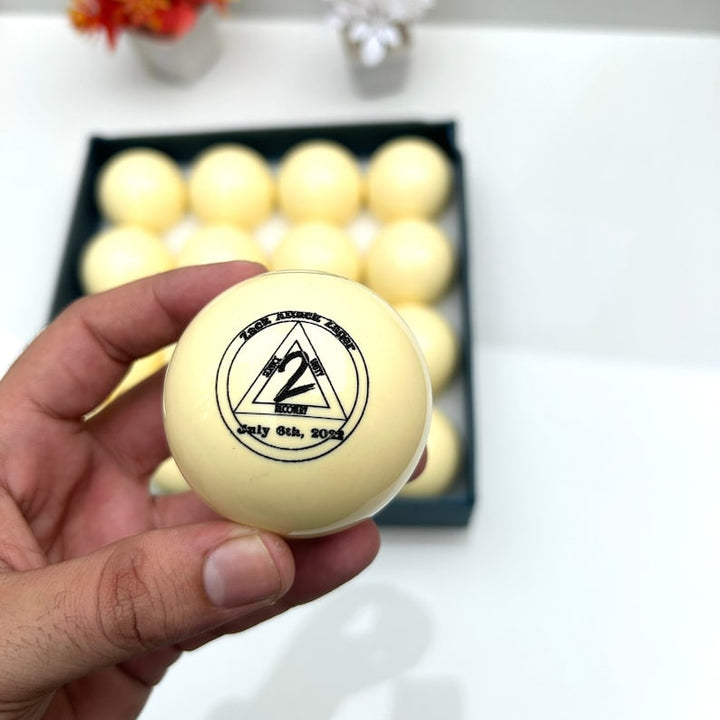 Customized Personalized Cue Ball Father's Day Gift